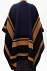 Chloé NAVY BLUE Logo poncho