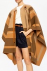 Chloé BROWN Patterned poncho