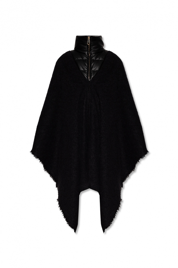 Chloé Poncho with standing collar