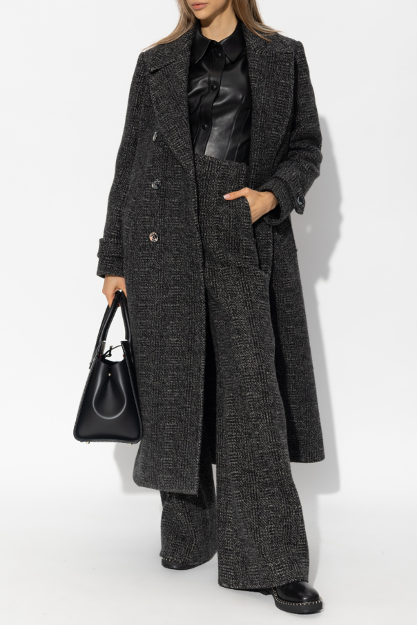 Apolline Grey | Belted Wool Coat