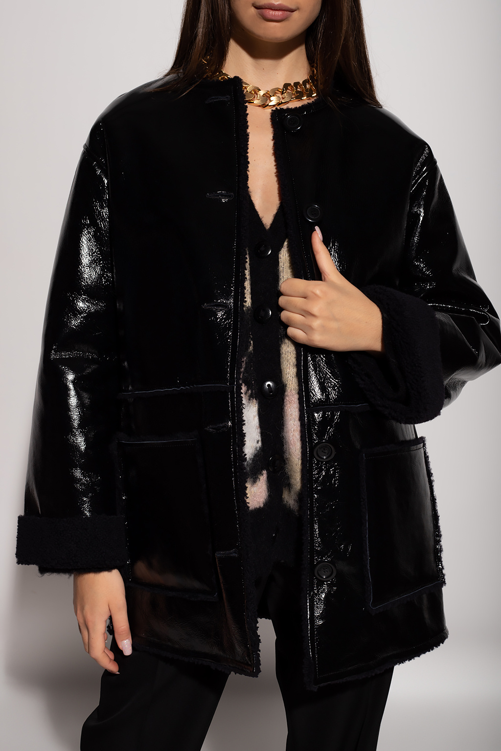 See By Chloe Leather coat