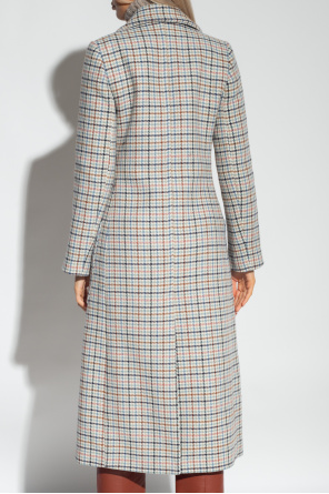 See By Chloé Checked double-breasted coat