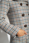 See By Chloé Checked double-breasted coat