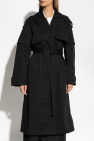 AllSaints BLACK Trench Coat 'Clyde'