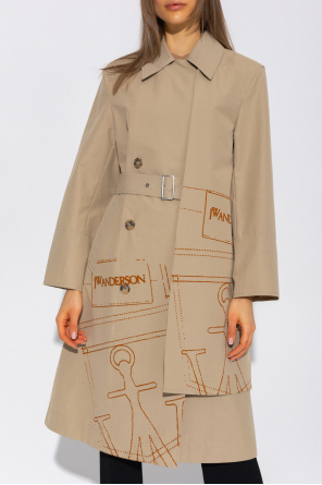 JW Anderson Printed trench coat