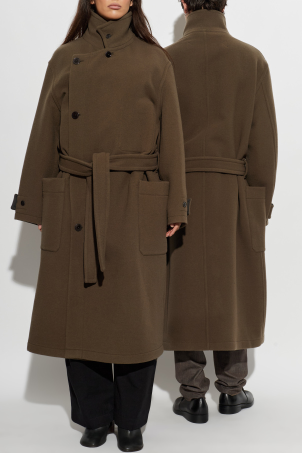 Lemaire Wool coat with belt