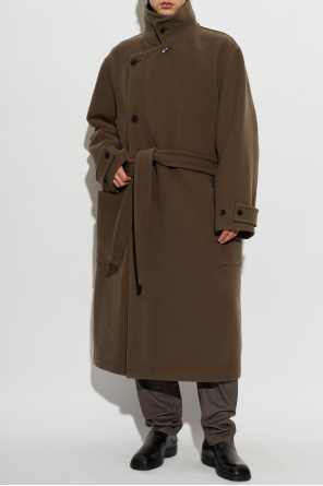 Lemaire Wool coat with belt