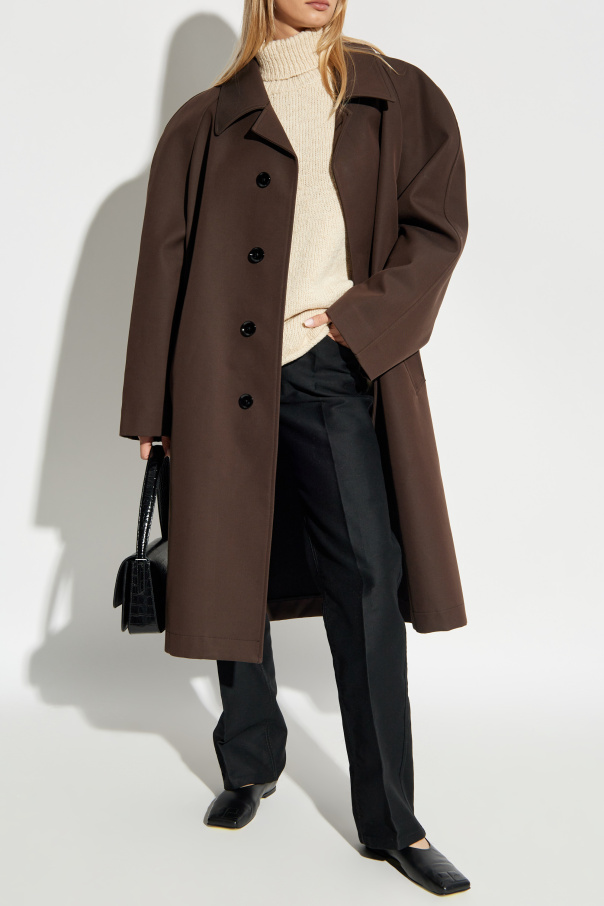 Lemaire Coat with wool finish