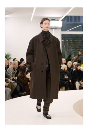 Lemaire Coat with wool finish