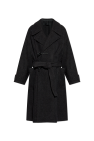 Lemaire BLACK Wool coat