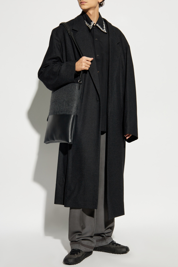 Lemaire Coat with cashmere finish