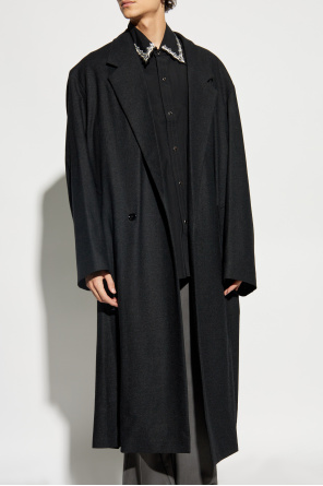 Lemaire Coat with cashmere finish