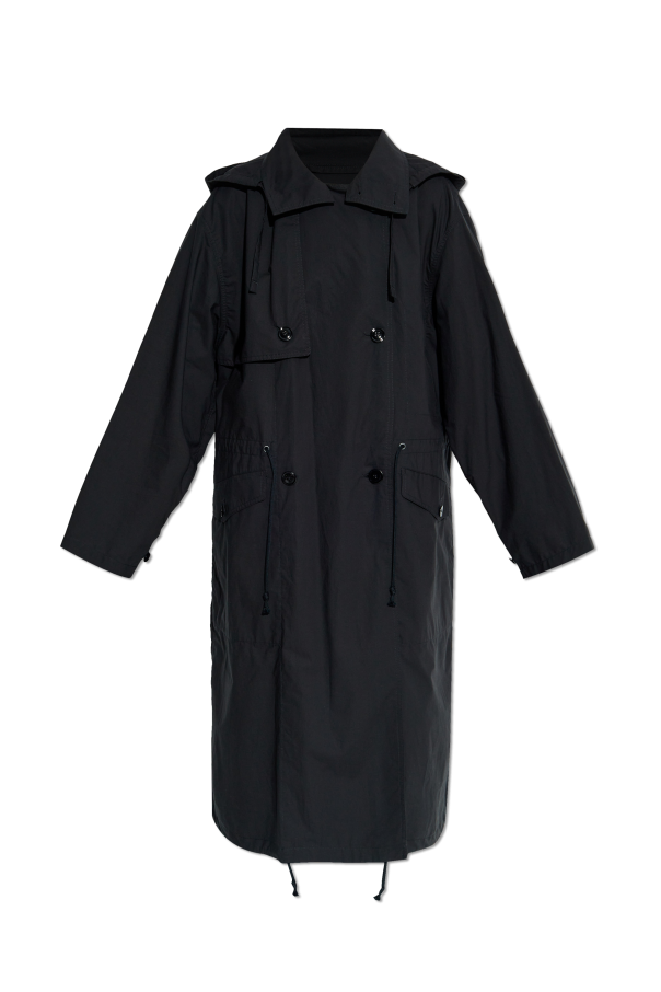 Trench coat with detachable hood od Lemaire