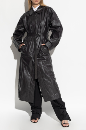 Trench coat with a shimmering finish od Lemaire