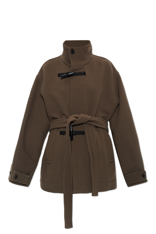 Short wool coat with belt od Lemaire