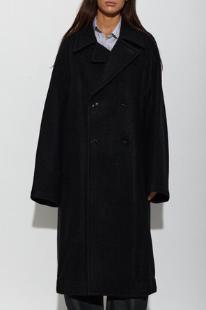 Lemaire Double-breasted wool coat