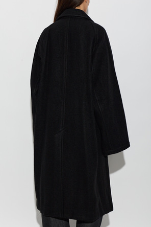 Lemaire Double-breasted wool coat