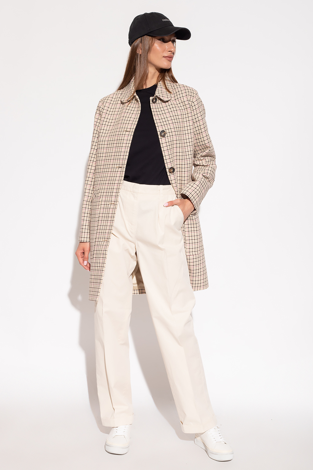 A.P.C. Houndstooth coat