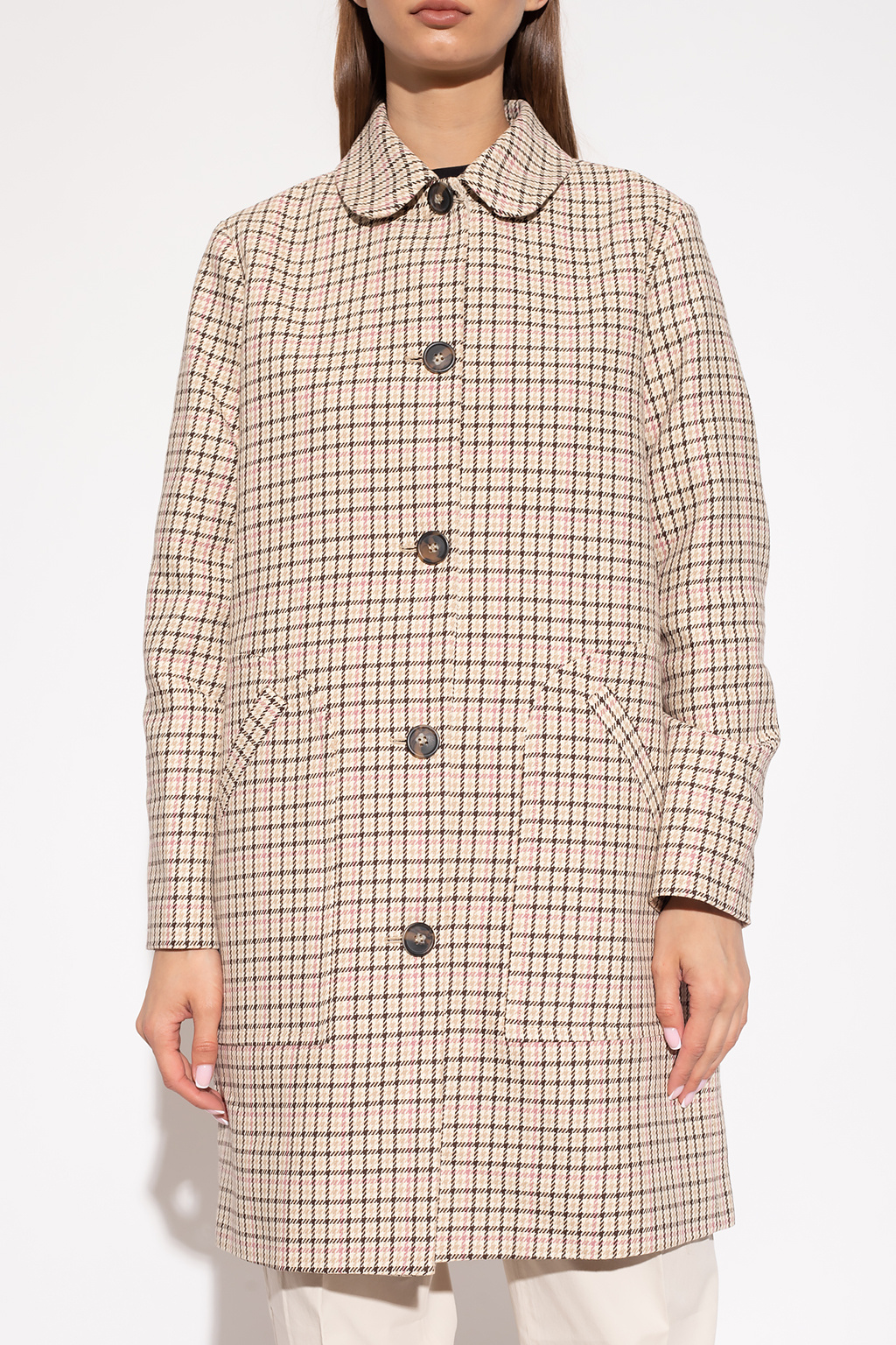 A.P.C. Houndstooth coat