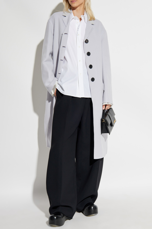 Marni Coat with decorative stitching