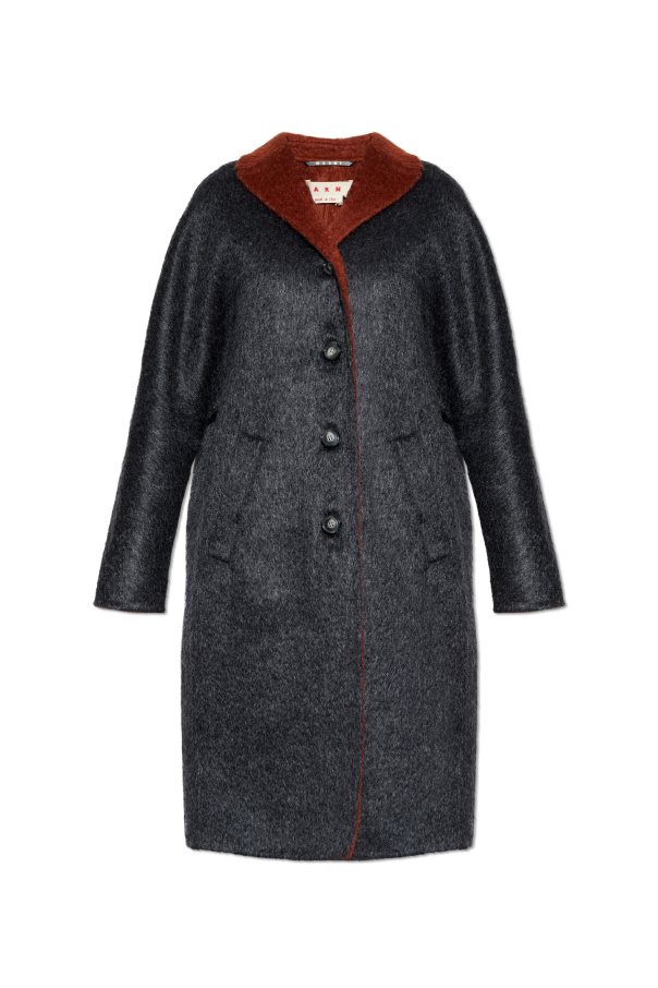 Coat with mohair finish od Marni