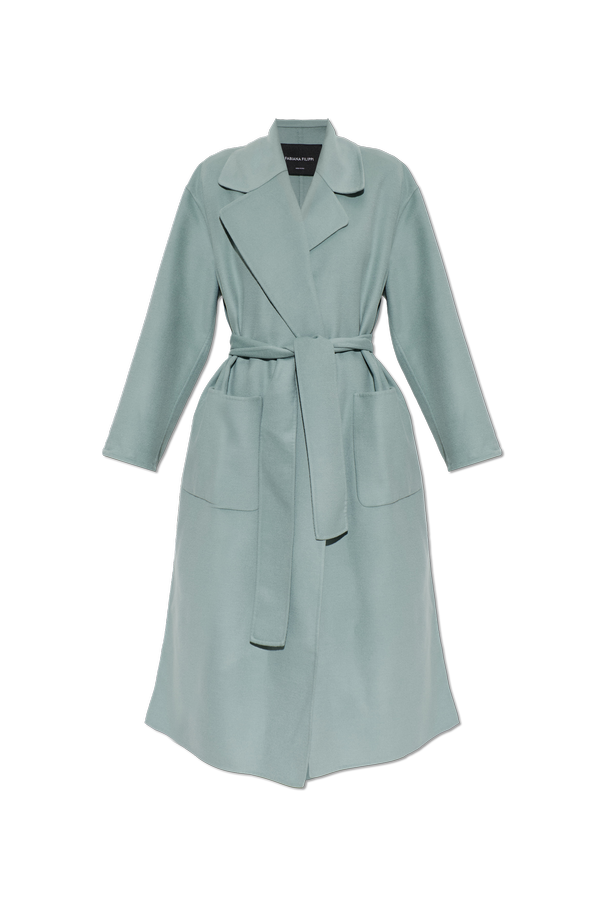Wool coat with belt od Fabiana Filippi