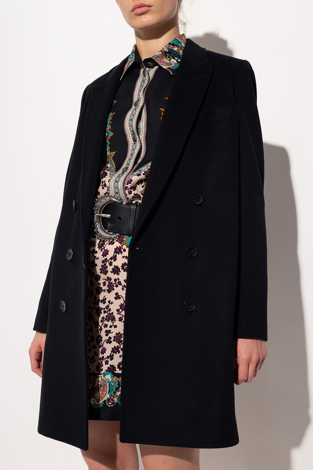 Etro Double-breasted wool coat