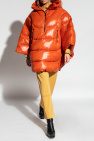 Save The Duck ORANGE ‘Holly’ oversize quilted jacket