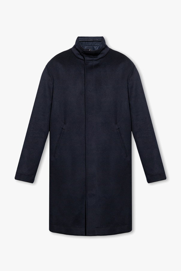 Emporio sleeveless armani Wool coat