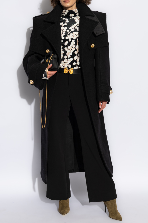 Balmain Coat with waist belt