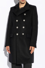 Balmain BLACK Wool coat
