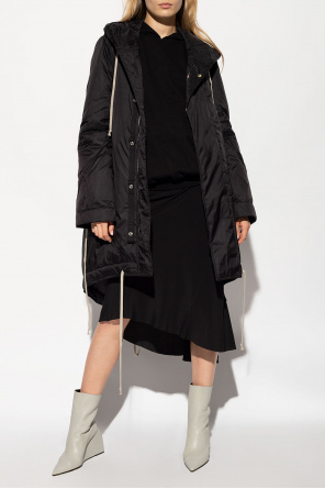 Hooded coat od Rick Owens DRKSHDW sale