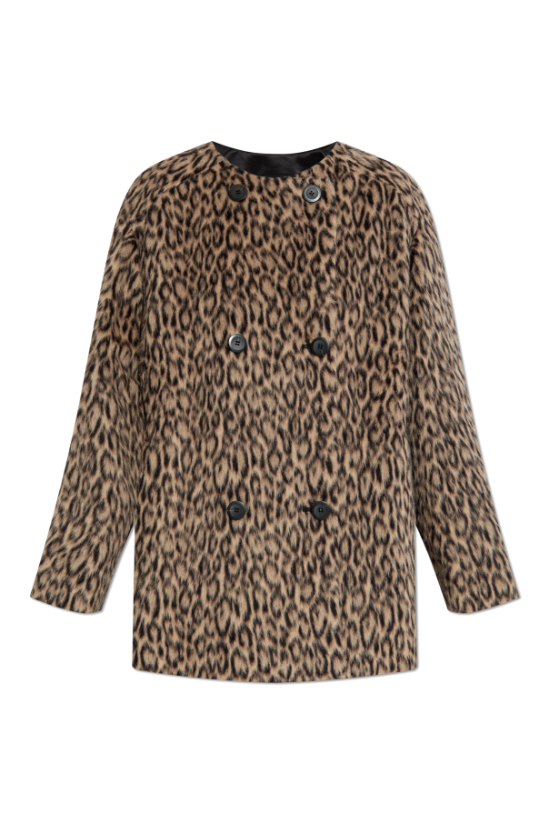 Short coat with animal print od Emporio Armani