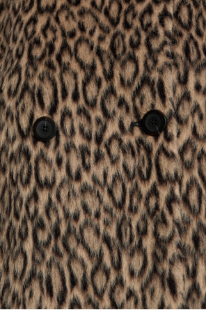 Emporio Armani Short coat with animal print