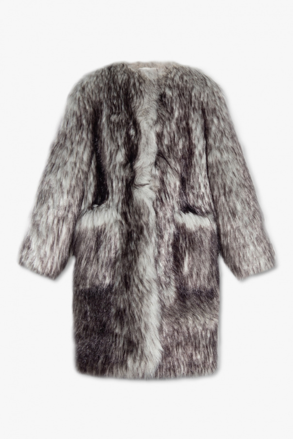 Dolce & Gabbana Płaszcz ze sztucznego futra