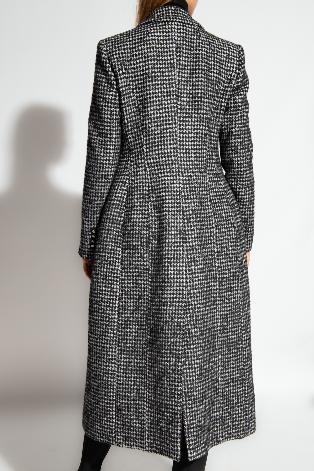 dolce gabbana pleated cropped trousers item Houndstooth coat