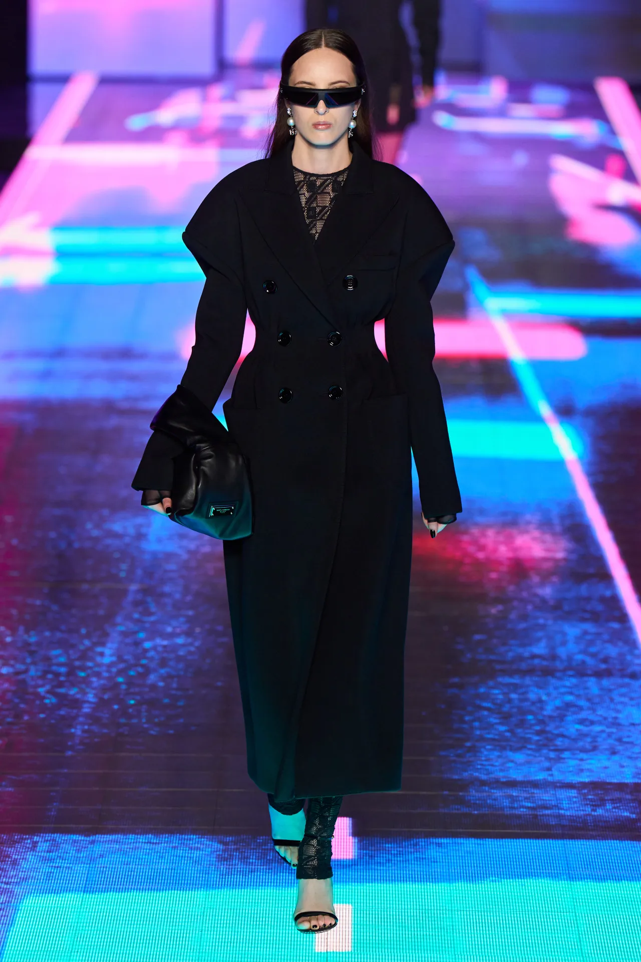 Dolce & Gabbana Dwurzędowy płaszcz