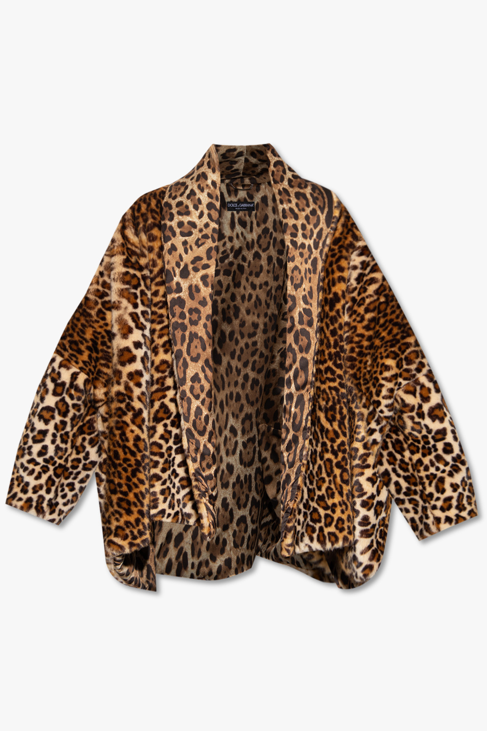Dolce & Gabbana Leopard-printed coat, Women's Clothing
