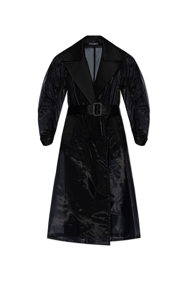 Dolce & Gabbana Transparent trench coat