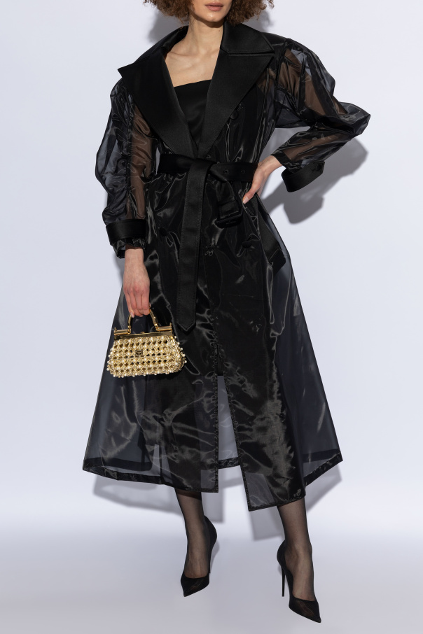 Dolce & Gabbana Transparentny płaszcz