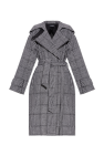 Dolce & Gabbana BLACK Coat with check pattern