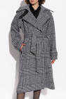 Dolce & Gabbana BLACK Coat with check pattern
