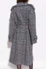 Dolce & Gabbana BLACK Coat with check pattern