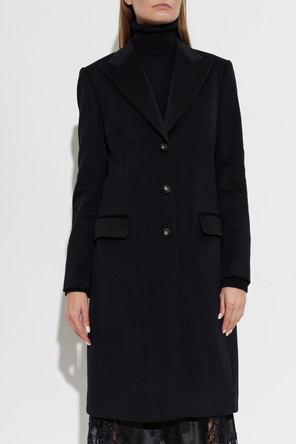 Dolce & Gabbana Wool Coat with Single Vent
