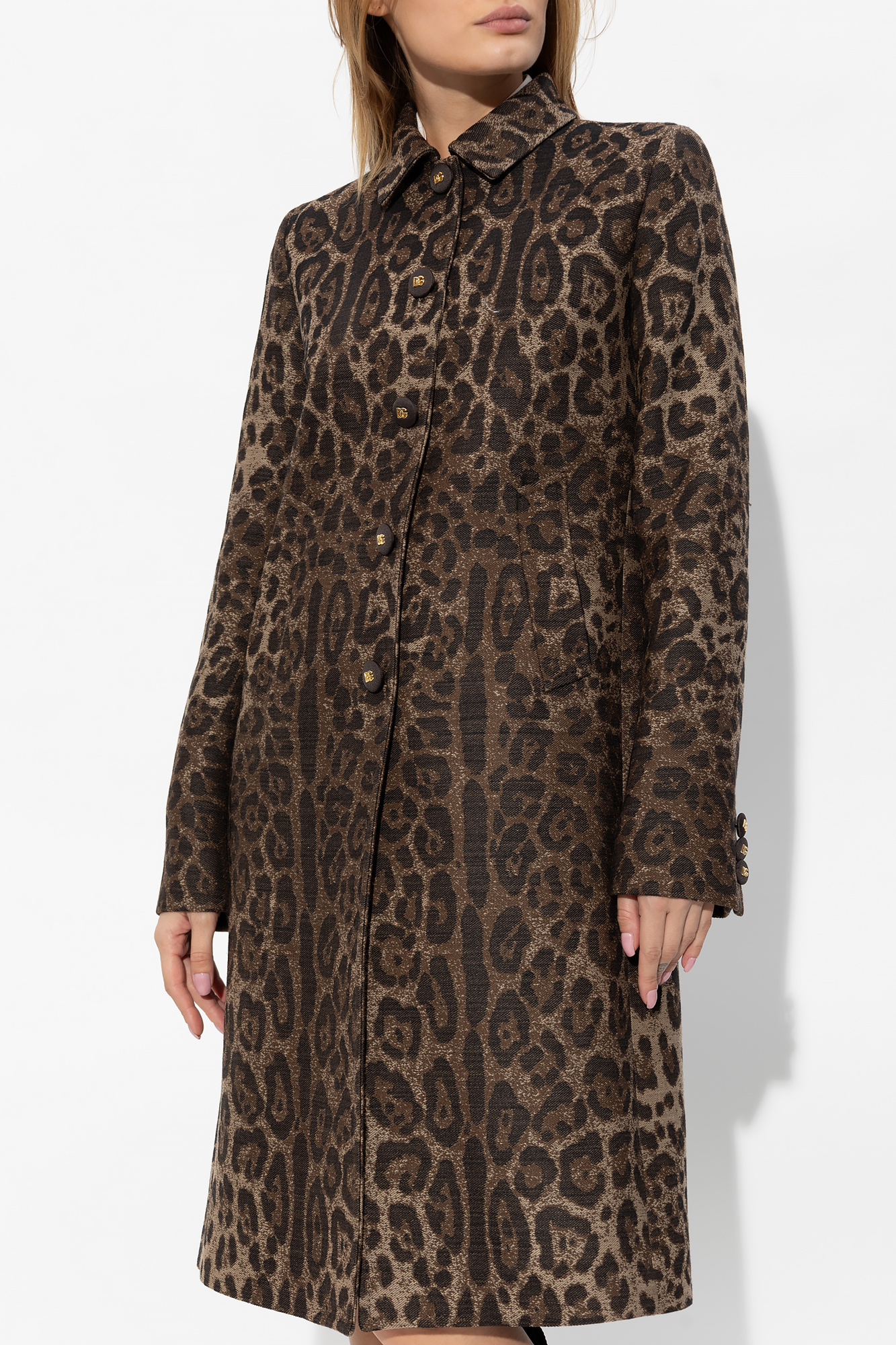 Dolce & Gabbana regulowanym dolce & Gabbana long-sleeve floor-length dress