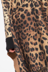Dolce & Gabbana beige Poncho with animal motif
