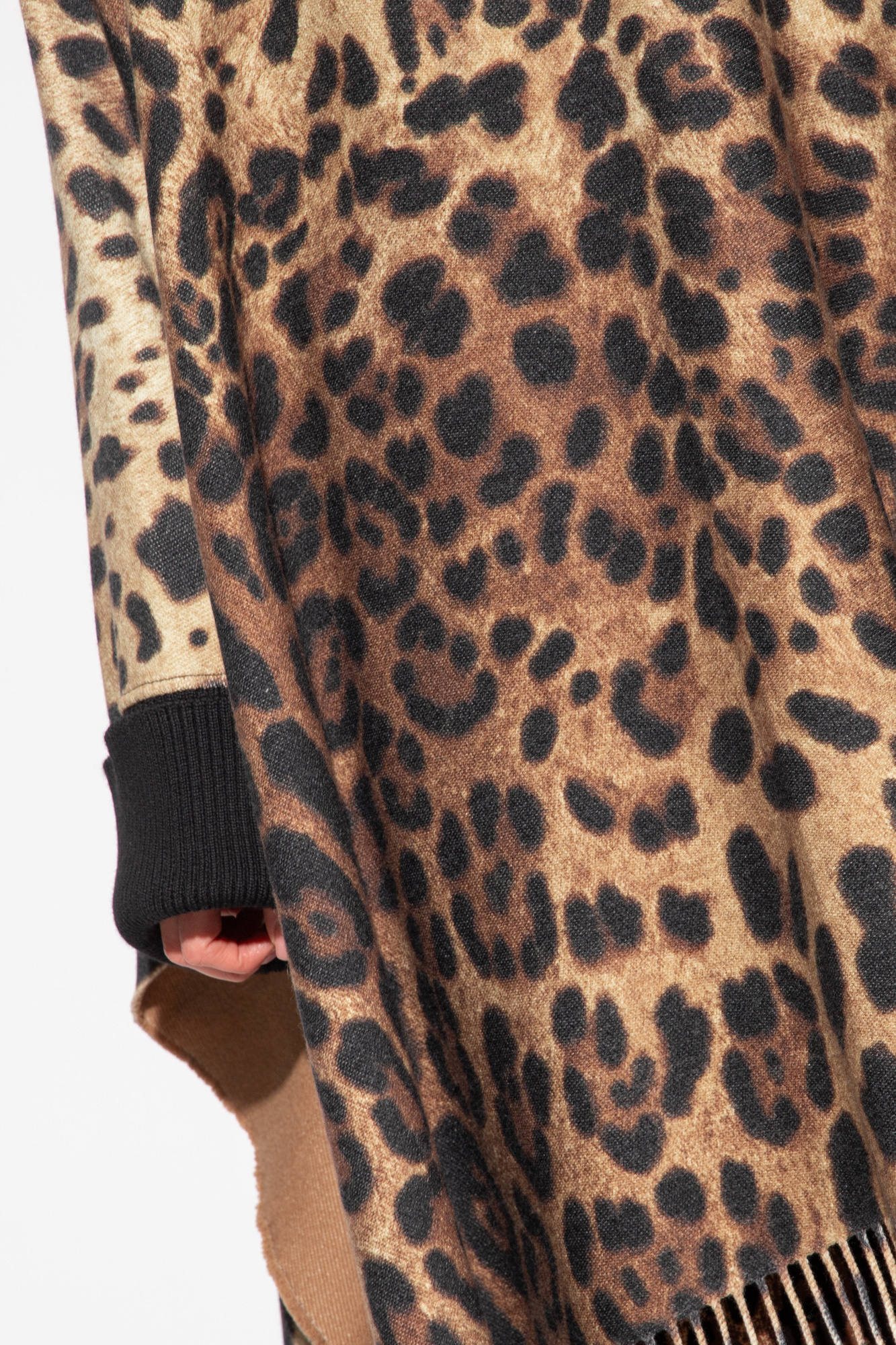 Dolce & Gabbana Poncho with animal motif