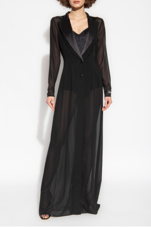 Dolce & Gabbana ‘RE-EDITION 1997-98’ collection coat in silk chiffon