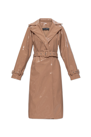 Faux leather coat