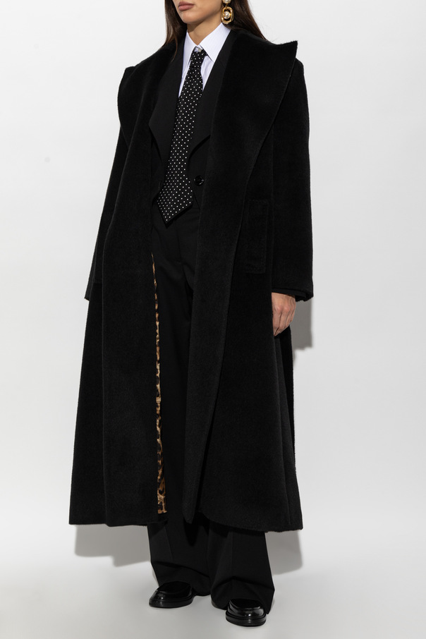 Dolce & Gabbana Belted wool coat